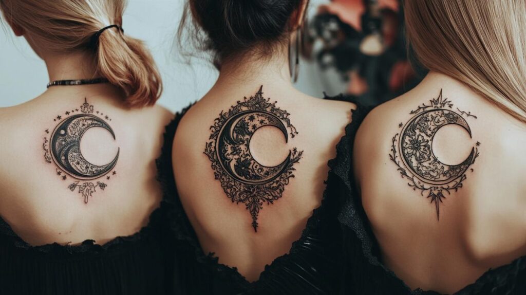 collection de tatouage lune