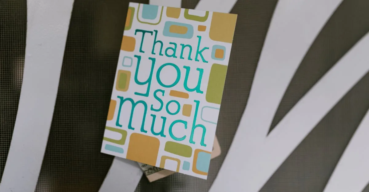 une expression élégante de gratitude pour transmettre vos remerciements avec style et sincérité.